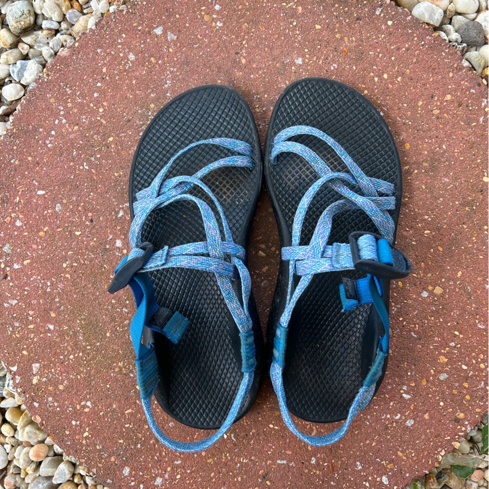 WOMEN'S ZX/1 CLOUD DUAL ADJUSTABLE STRAPS CUSHIONED SANDAL - SIZE 8